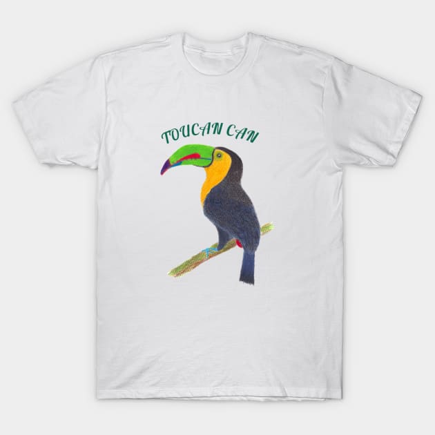 Toucans can T-Shirt by Art is Sandy